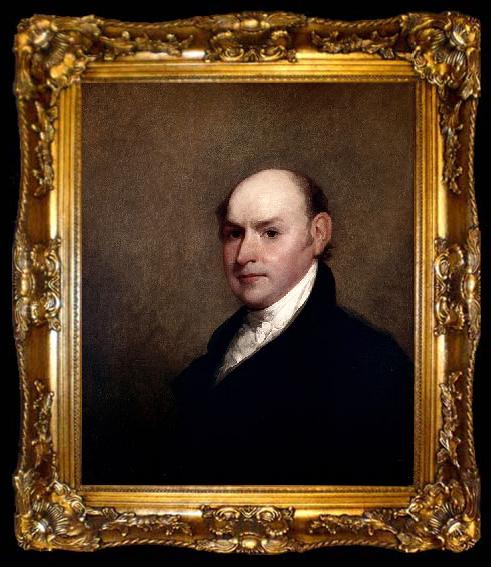 framed  Gilbert Stuart John Quincy Adams, ta009-2